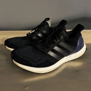 RARE‎ Adidas Ultraboost 1.0 BLack Purple OG Men's Shoes 8.5 B27171 Running boost